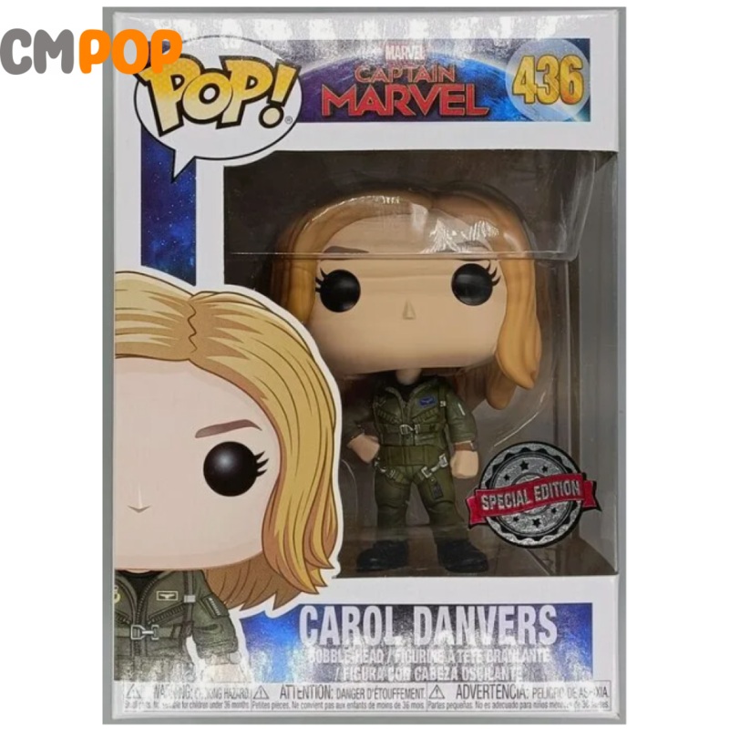Carol Danvers - #436 - Funko Pop! - Captain Marvel - Special Edition