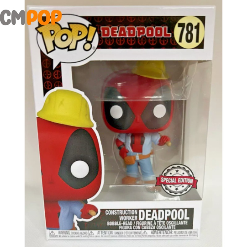 Construction Worker Deadpool - #781 - Funko Pop! - Marvel - Deadpool - Special Edition