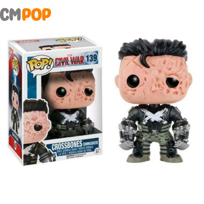 Crossbones (Unmasked) - #139 - Funko Pop! -  Marvel  - Civil War