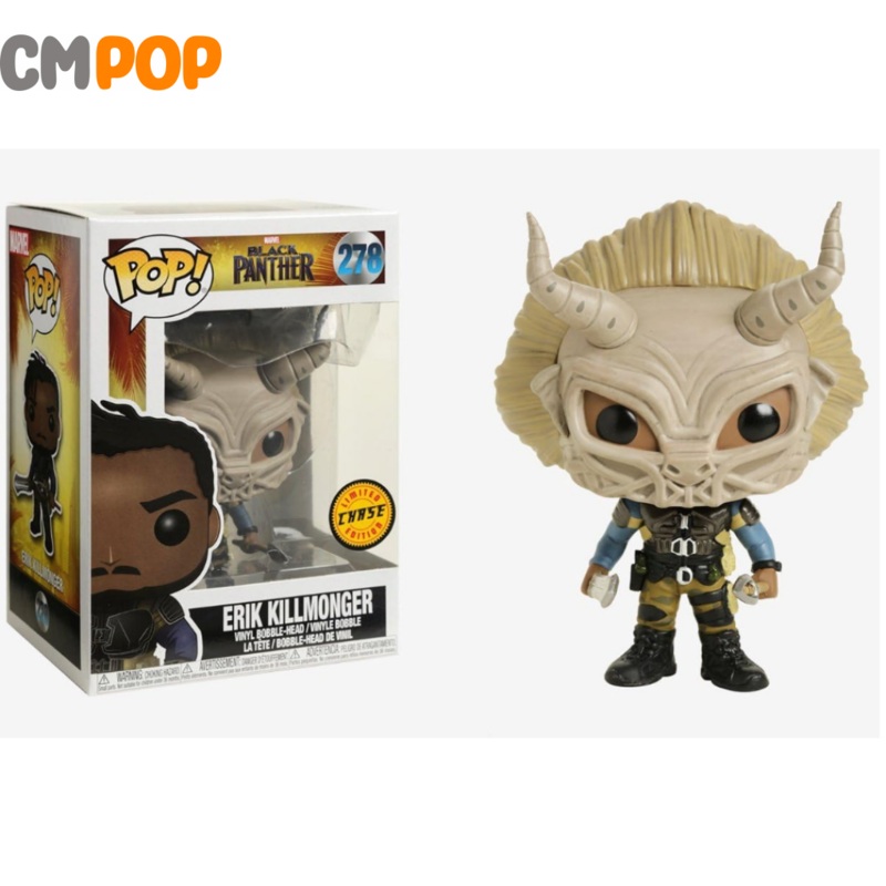 Erik Killmonger Chase - #278 - Funko Pop! - Marvel - Black Panther - Chase Exclusive