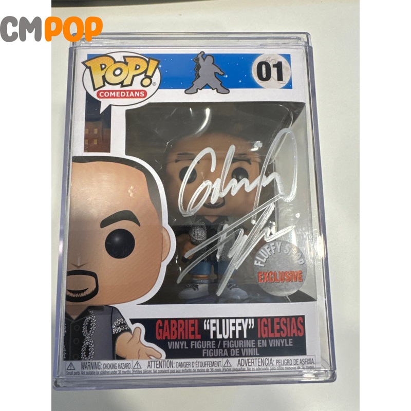 Gabriel "Fluffy" Iglesias  Signed  - #01 - Funko Pop! - Comedians - Fluffy Shop Exclusive - Signed