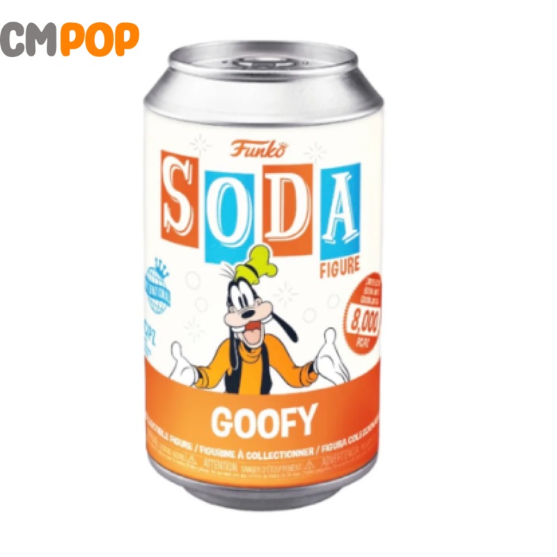 Goofy - Funko Vinyl Soda - 8,000 Pieces - Chance Of Chase