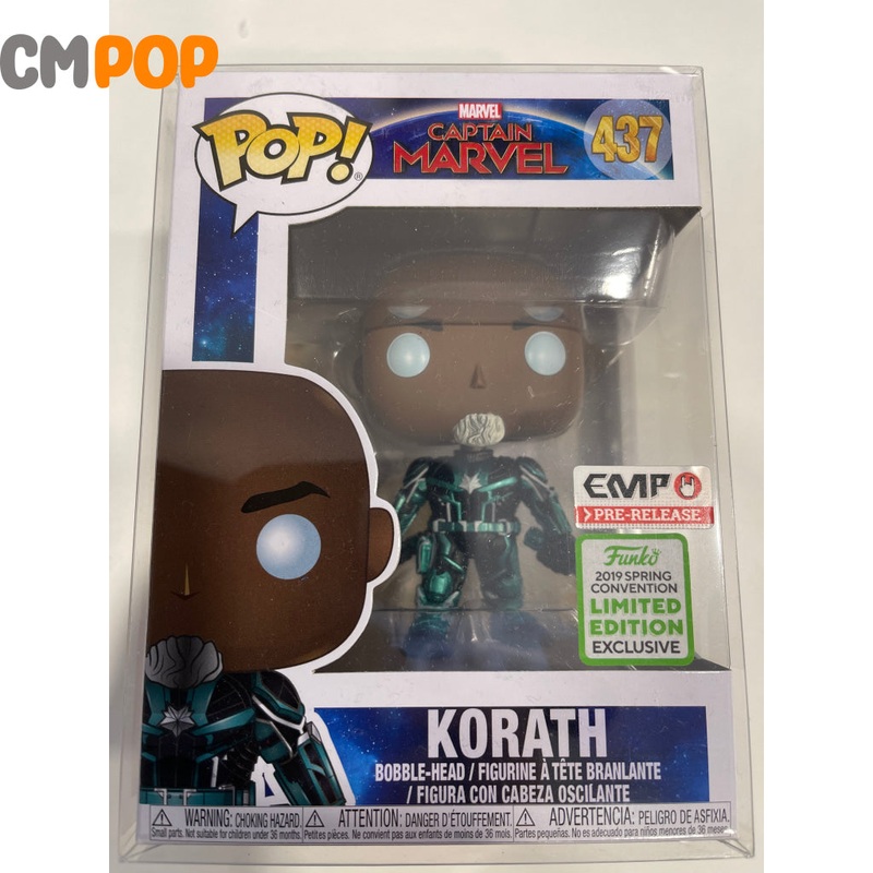 Korath - #437 - Funko Pop!  - Marvel - Captain Marvel -  EMP Pre- Release - 2019 Spring Convention Limited Edition Exclusive