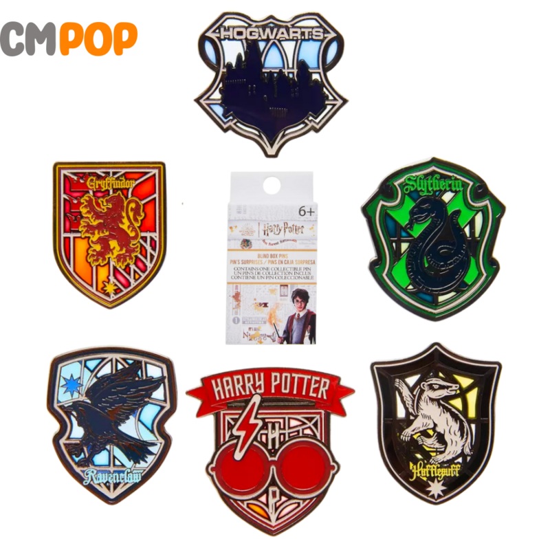 Loungefly Harry Potter Crest Blind Box Enamel Pin- Loungefly - Pins