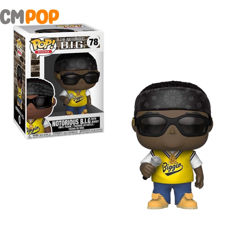 Notorious B.I.G With Jersey  - #78 - Funko Pop! Rocks  - Pop Rocks