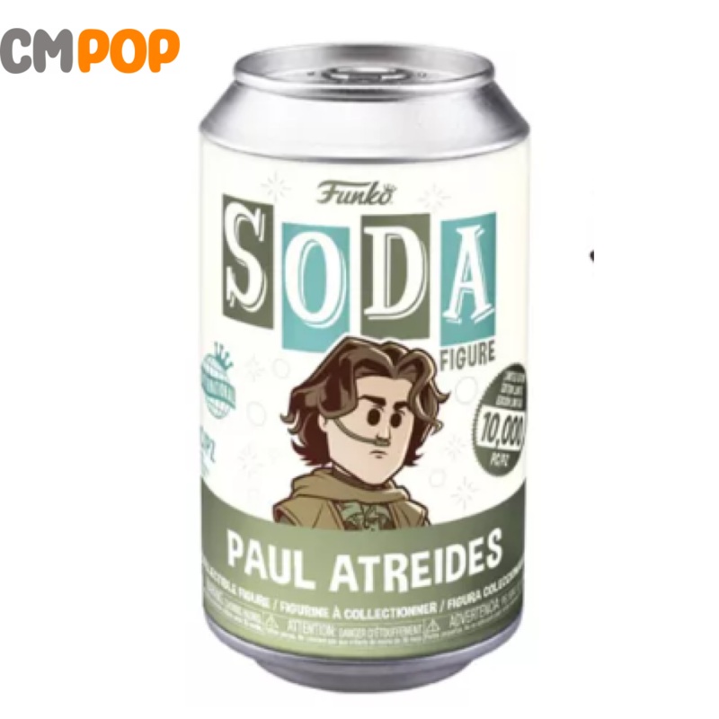 Paul Atreides (Dune)  - Funko Vinyl Soda - 10,000 Pieces - Chance Of Chase
