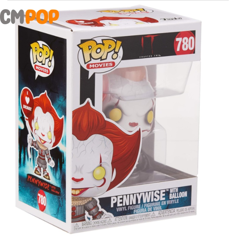 Pennywise With Balloon - #780 - Funko Pop! -  IT - Horror