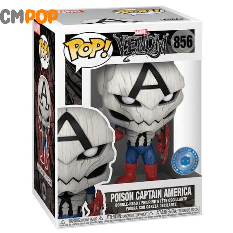 Poison Captain America - #856 - Funko Pop! - Marvel - PIAB Exclusive
