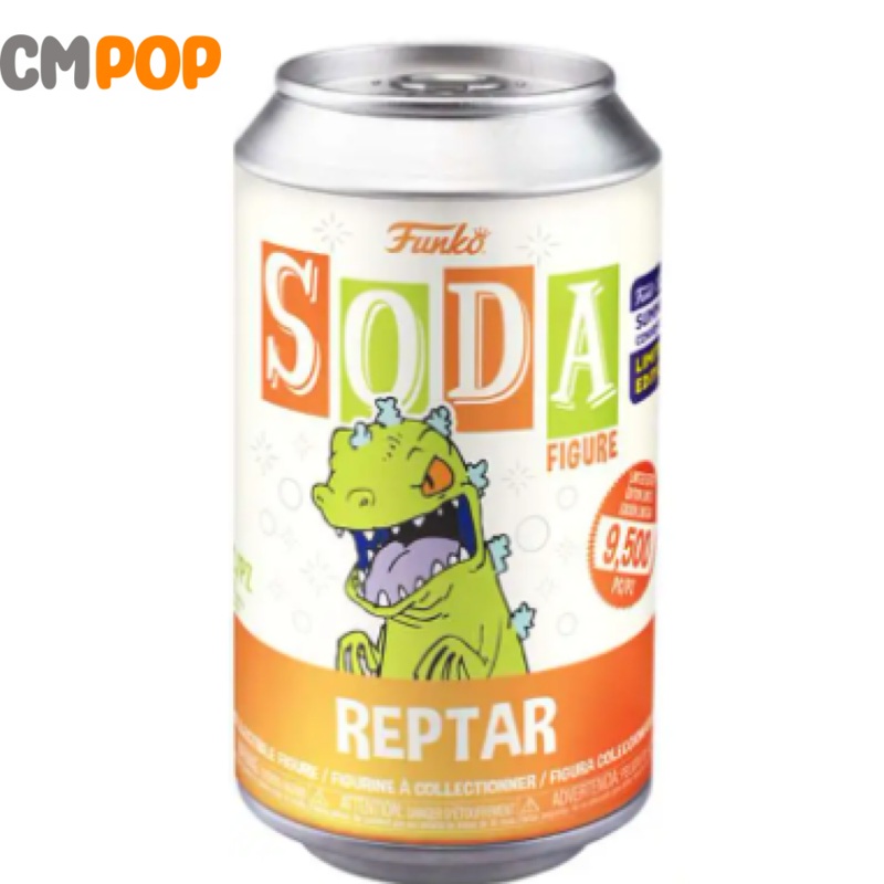 Reptar  - Funko Vinyl Soda  9,500 Pieces - Chance Of Chase