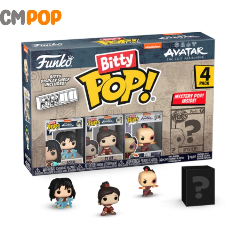 Avatar The Last Airbender Azula - 4 Pack Bitty Funko Pop! - Avatar- Bitty Pop