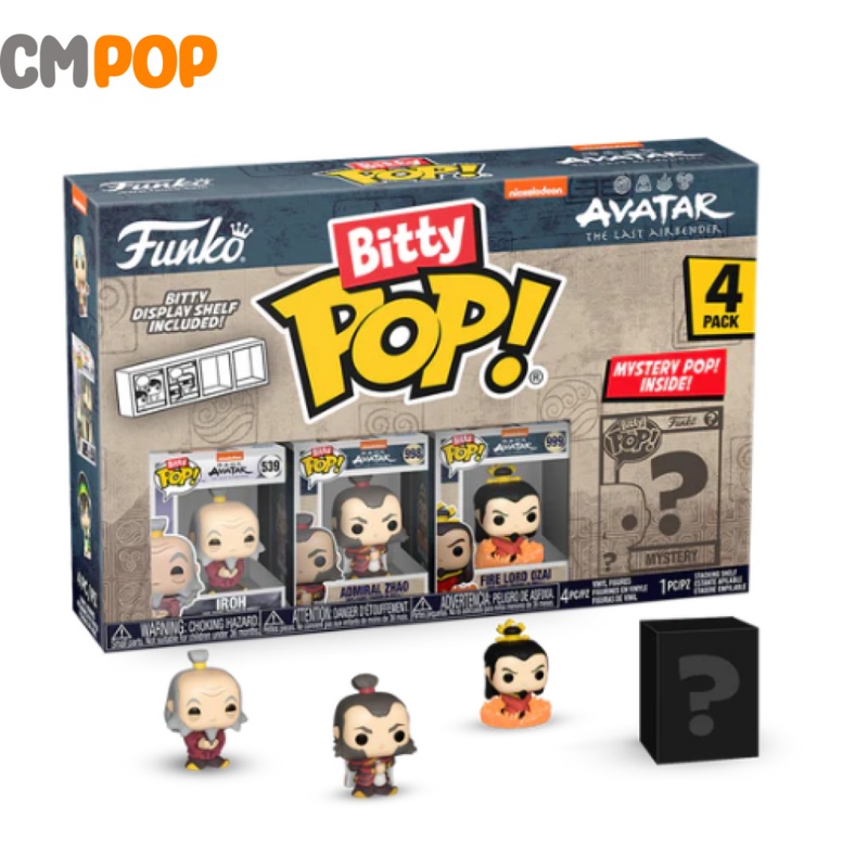 Avatar The Last Airbender - Iroh - 4 Pack Bitty Funko Pop! - Avatar- Bitty Pop