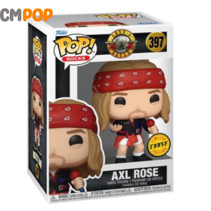 Axl Rose - #397 - Funko Pop! Rocks  - Pop Rocks - Chase Exclusive