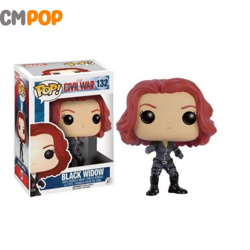 Black Widow - #132 - Funko Pop!  - Marvel - Civil War