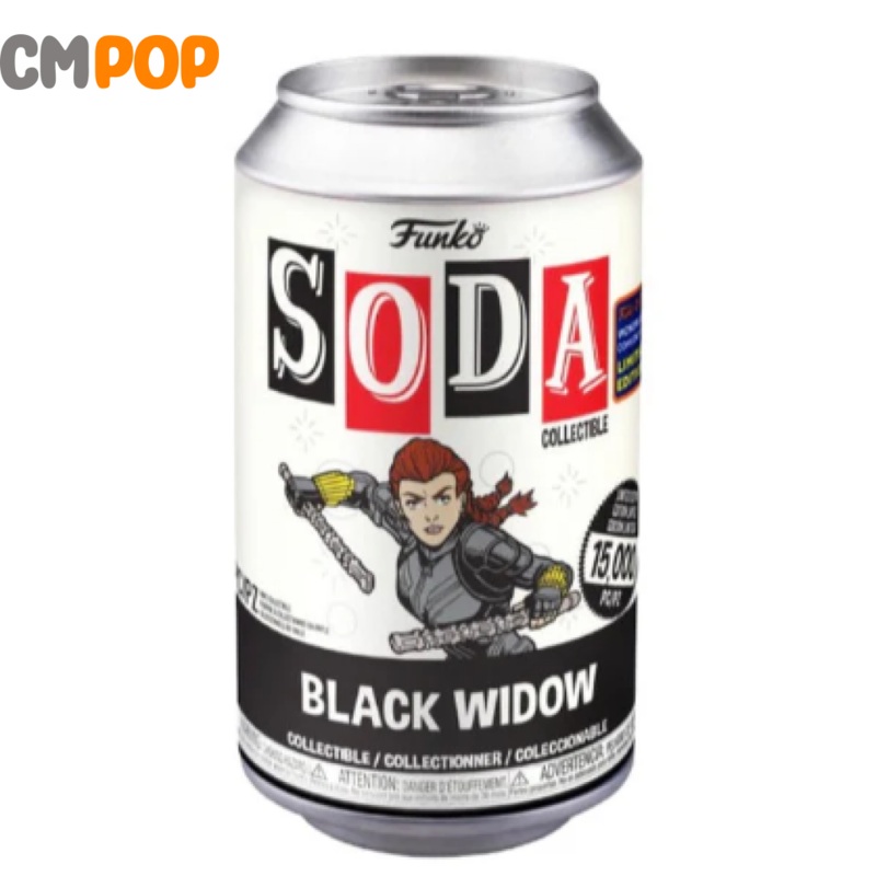 Black Widow  - Funko Vinyl Soda - 15,000 Pieces - Marvel - Chance of Chase