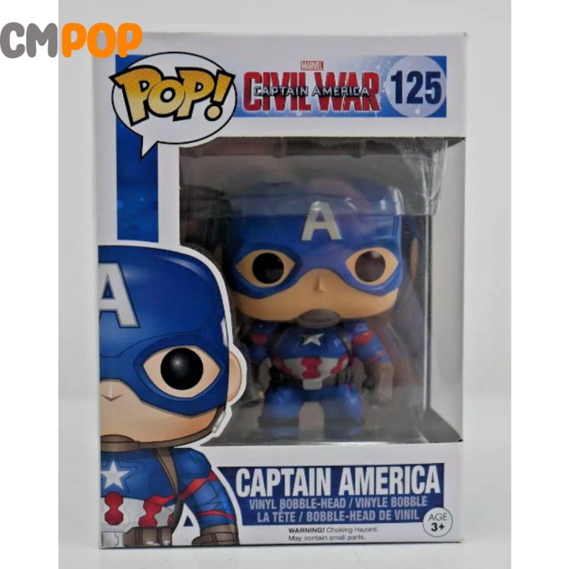 Captain America  - #125 - Funko Pop! - Marvel - Civil War