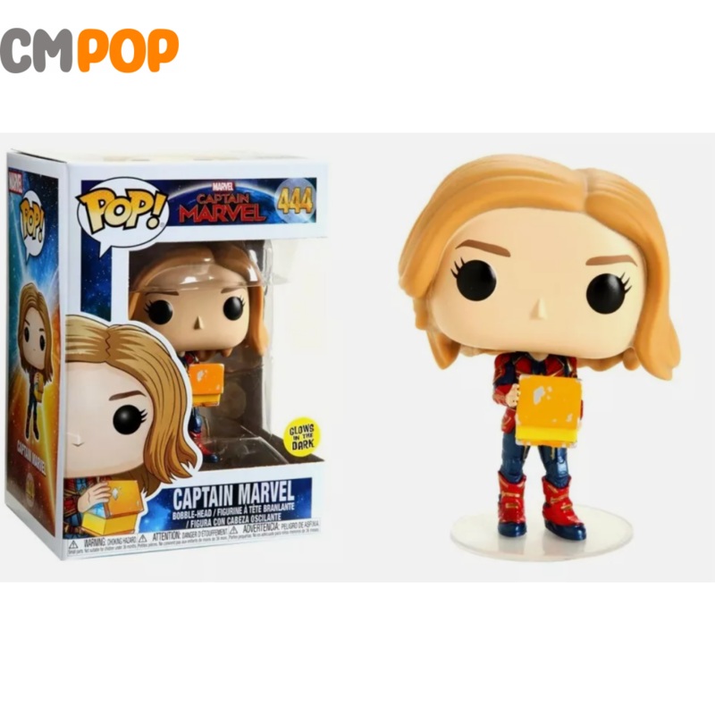 Captain Marvel - #444 - Funko Pop!  - Marvel - Captain Marvel - GITD