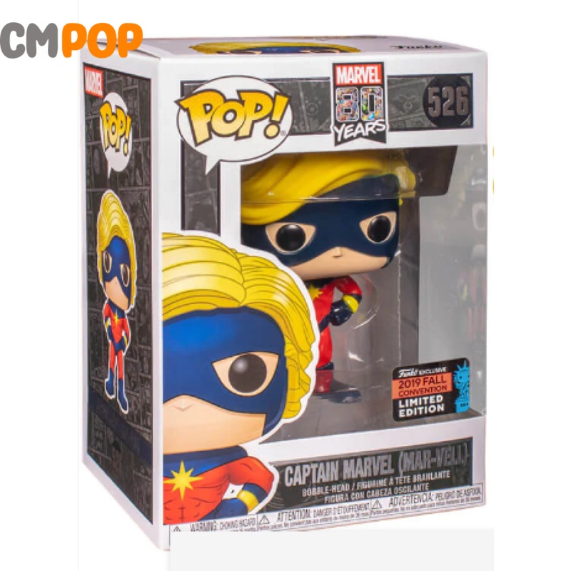 Captain Marvel (Mar-Vell) - #526 - Funko Pop! - Marvel 80 years - 2019 Fall Convention Limited Edition