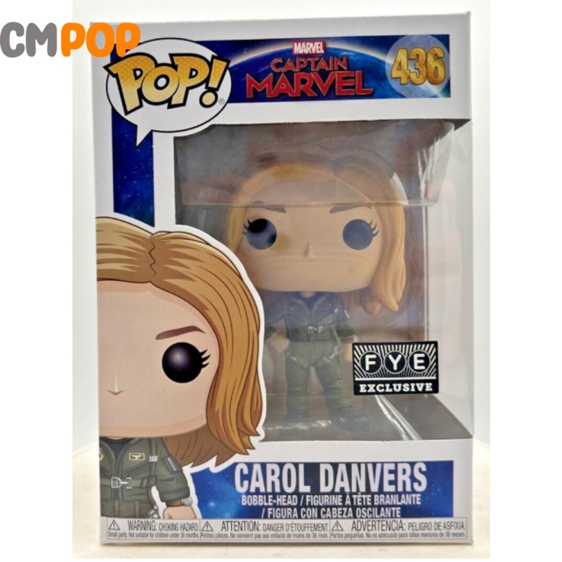 Carol Danvers - #436 - Funko Pop! - Captain Marvel - FYE Exclusive