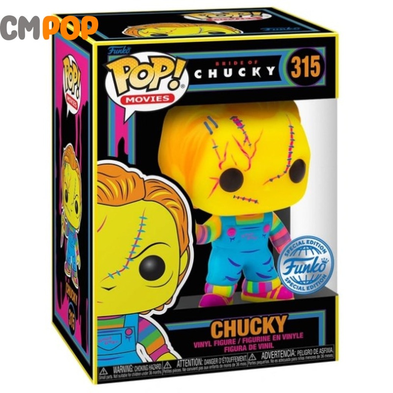 Chucky Blacklight - #315 - Funko Pop! - Bride of Chucky