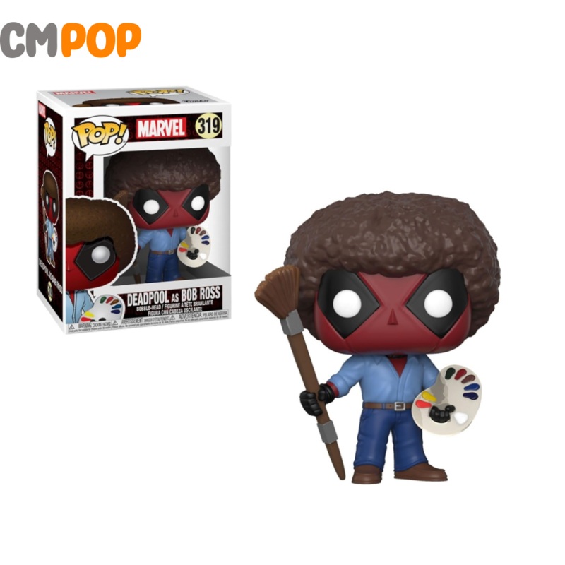 Deadpool As Bob Ross - #319- Funko Pop! - Marvel - Deadpool