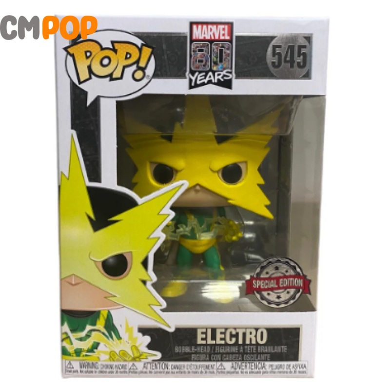 Electro - #545 - Funko Pop!  - Marvel 80 Years - Special Edition