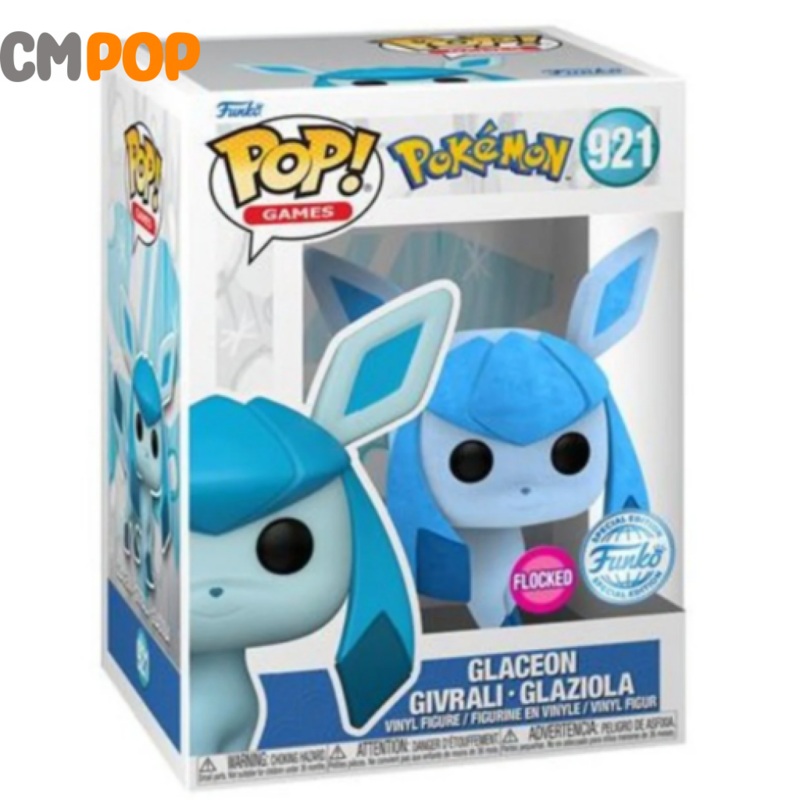 Glaceon Flocked - #921 - Funko Pop! - Pokemon - Funko Special Edition
