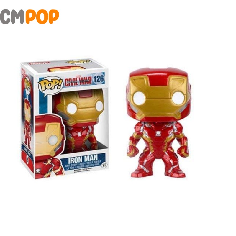 Iron Man  - #126 - Funko Pop! - Marvel - Civil War