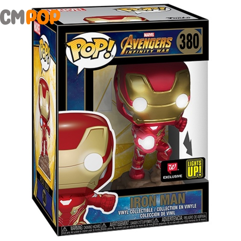 Iron Man - #380 - Funko Pop! - Marvel Avengers Infinity War - Walgreens Exclusive - Lights Up!