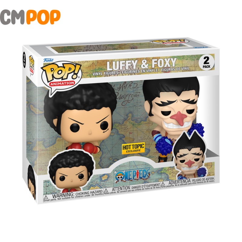 Luffy And Foxy - 2 Pk - Funko Pop! - One Piece - Hot Topic Exclusive