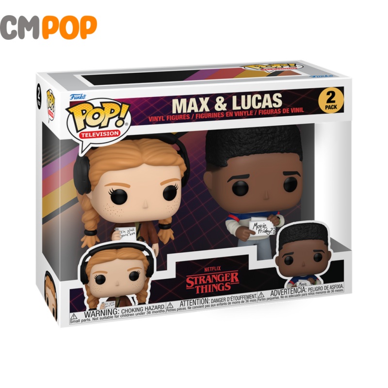 Max Mayfield and Lucas Sinclair 2 - Pack  - Funko Pop! - Stranger Things