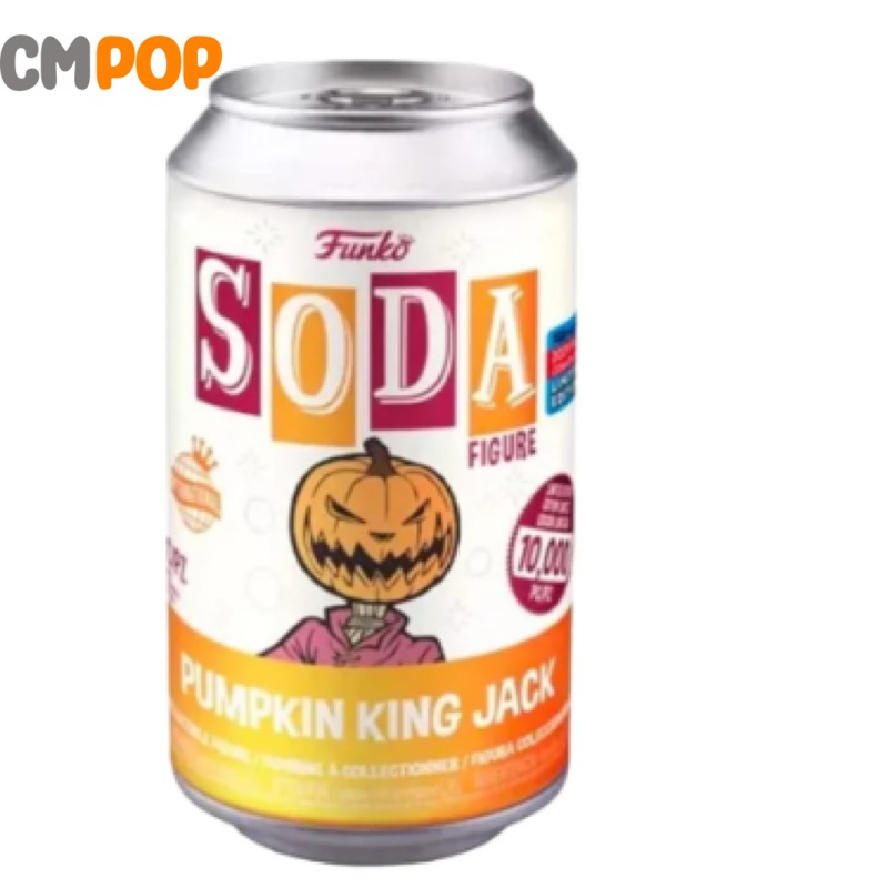 Pumpkin King Jack  - Funko Vinyl Soda - 10,000 Pieces - Chance Of Chase