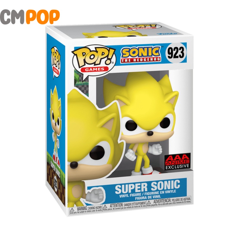 Super Sonic - #923 - Funko Pop! - Sonic the Hedgehog - Games - AAA Anime Exclusive