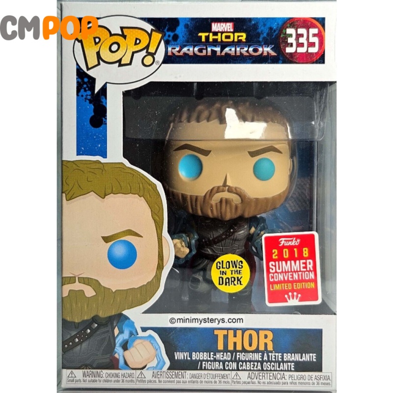 Thor - #335 - Funko Pop! - Thor Ragnarok - GITD - 2018 Summer Convention Limited Edition