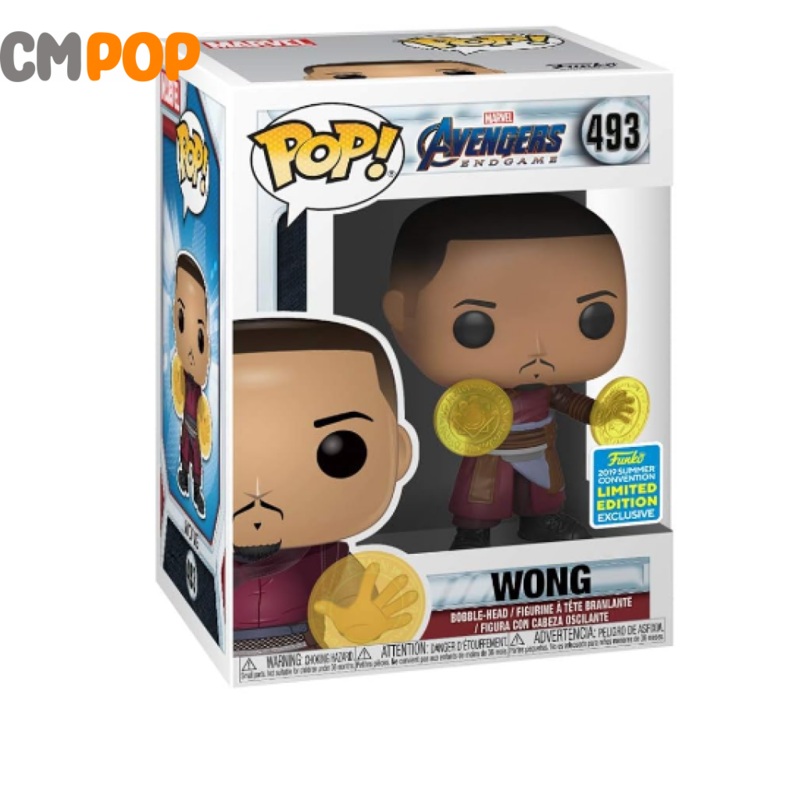 Wong- #493 - Funko Pop! - Marvel - Avengers Endgame - Comic Con Funko Limited Edition