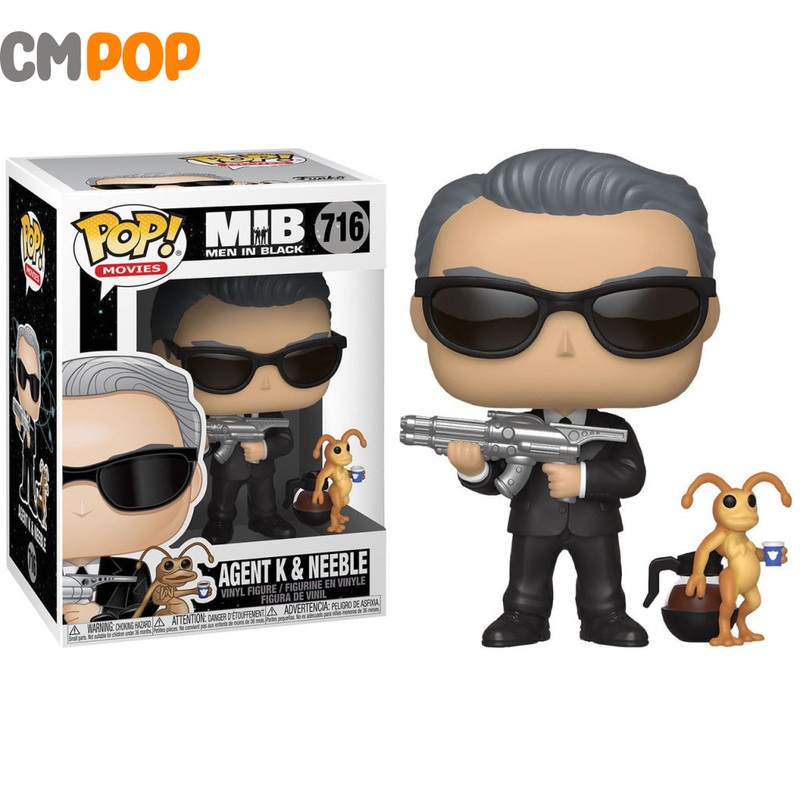 Agent K & Neeble - #716 - Funko Pop! - Movies - Men In Black