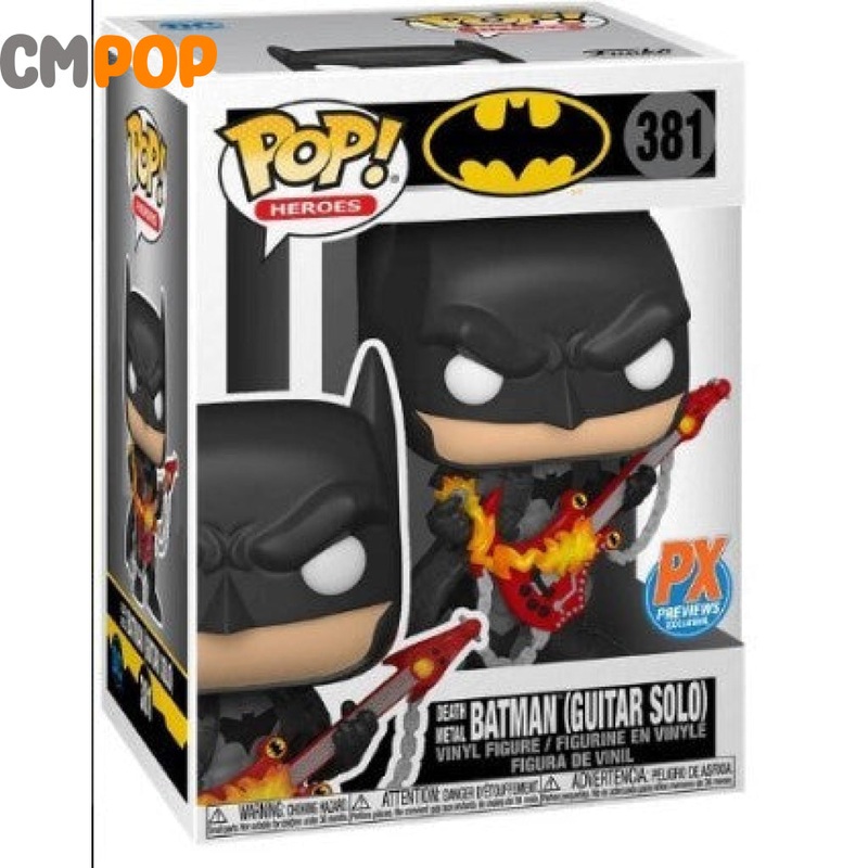 Batman Guitar Solo - #381 - Funko Pop! - DC - PX Exclusives