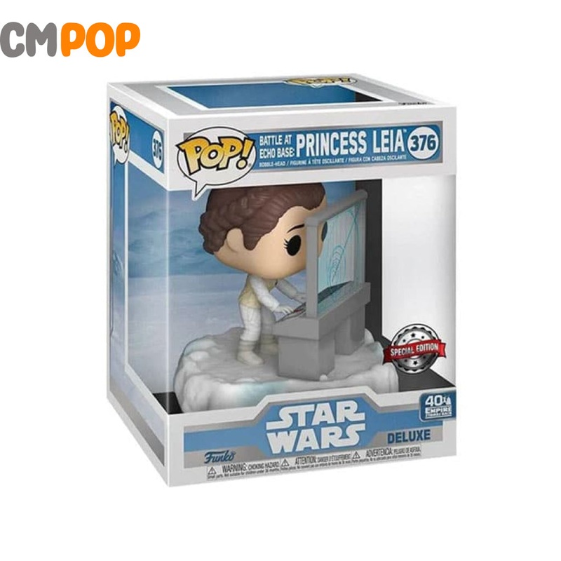 Battle At Echo Base : Princess Leia - #376 - Funko Pop! - Star Wars  Deluxe - Special Edition