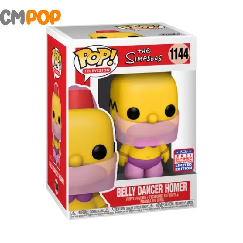 Belly Dancer Homer - #1144 - Funko Pop!  - Television - The Simpsons - 2021 Summer Convention Limited Edition