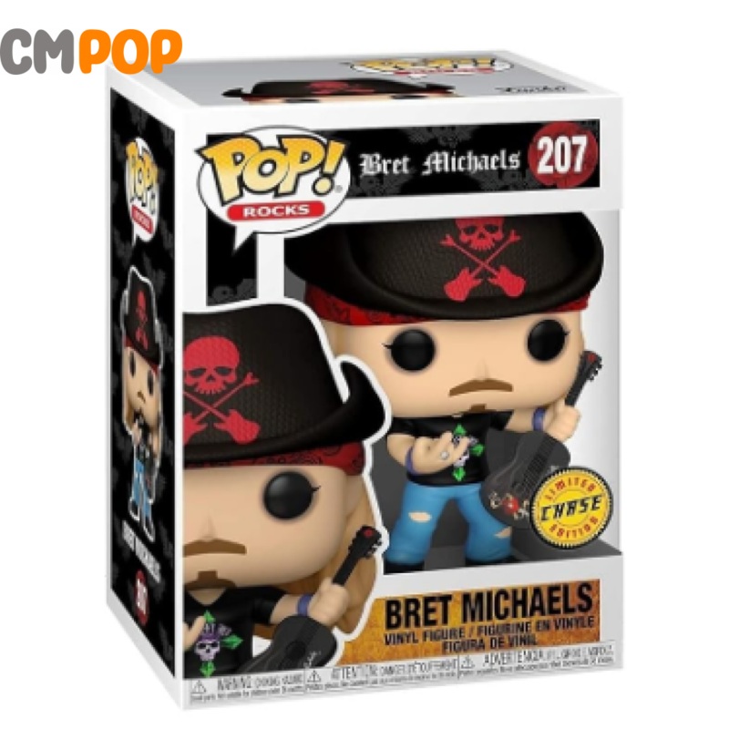 Bret Michaels  - #207 - Funko Pop! Bret Michaels  - Pop Rocks - Chase Exclusive