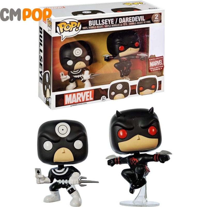 Bullseye/Daredevil  - #2Pk - Funko Pop! - Marvel - MCC Exclusive