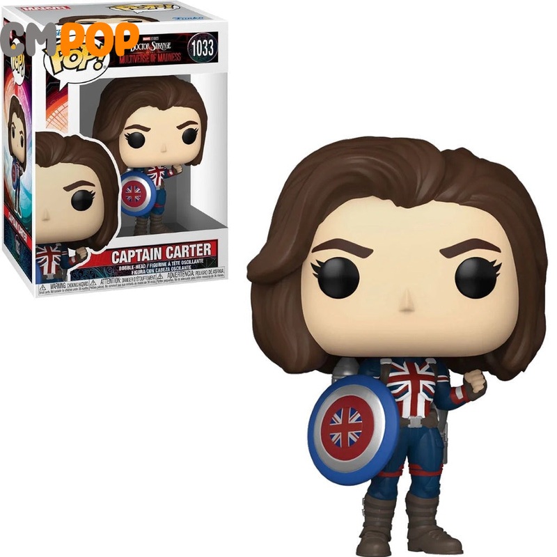 Captain Carter - #1033 - Funko Pop! -  Marvel Studios - Doctor Strange Multiverse of Madness