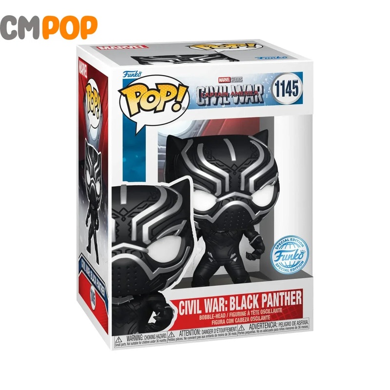 Civil War : Black Panther  - #1145- Funko Pop!  - Marvel - Civil War - Funko Special Edition