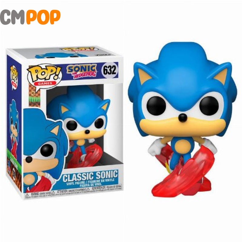 Classic Sonic - #632 - Funko Pop! - Sonic the Hedgehog