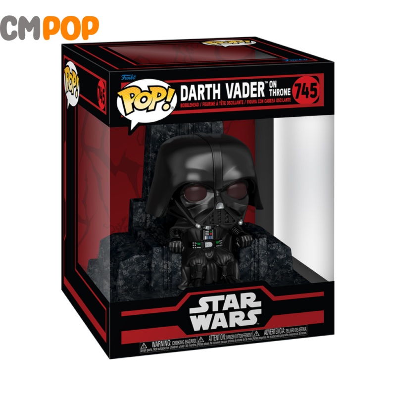 Darth Vader On Throne - #745- Funko Pop! - Deluxe - Star Wars