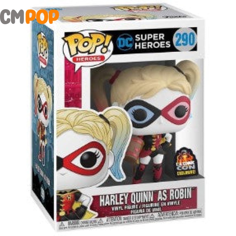 Harley Quinn as Robin - #290 - Funko Pop! - DC Super Heroes - LA Comic con Exclusive