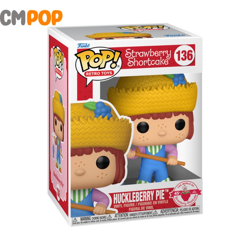 Huckleberry Pie - #136 - Funko Pop! - Strawberry Shortcake - Retro Toys