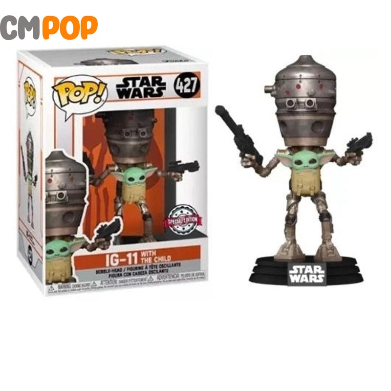 IG-11 With The Child - #427 - Funko Pop! - Star Wars - Special Edition