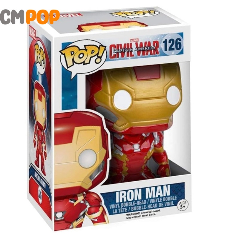 Iron Man - #126 - Funko Pop! - Civil War