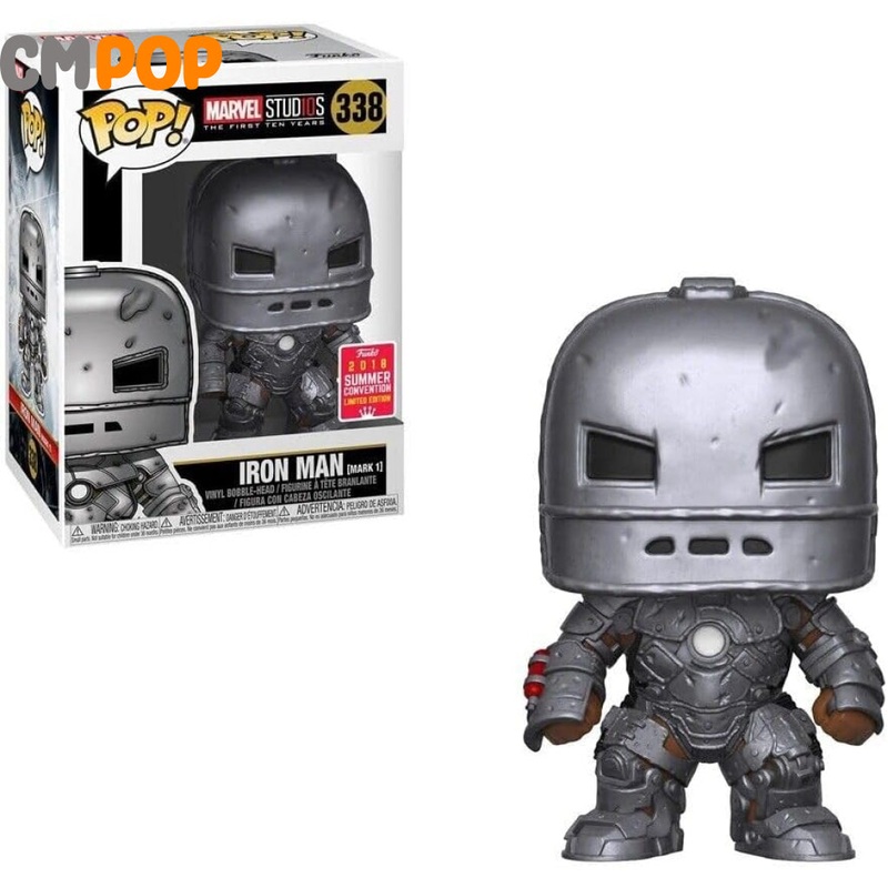 Iron Man (Mark 1) - #338 - Funko Pop!  - Marvel - Marvel Studios - 2018 Summer Convention Limited Edition