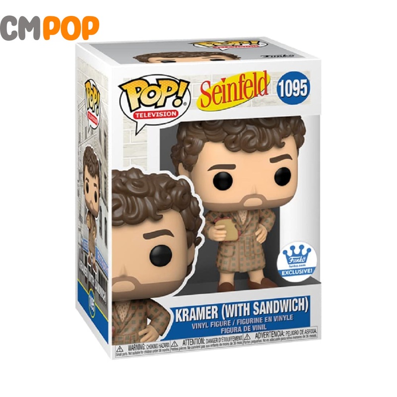 Kramer (with sandwich) - #1095 - Funko Pop! - Seinfeld - Funko Shop Exclusive